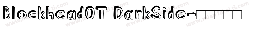 BlockheadOT DarkSide字体转换